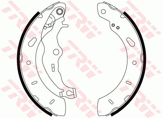 Brake Shoe Set (Rear axle)  Art. GS8806