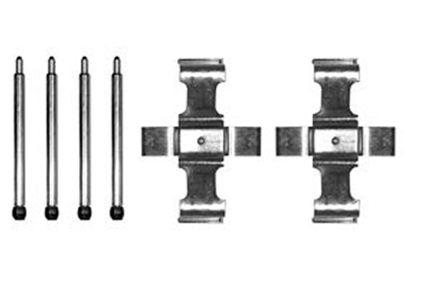 Accessory Kit, disc brake pad (Front axle)  Art. PFK167