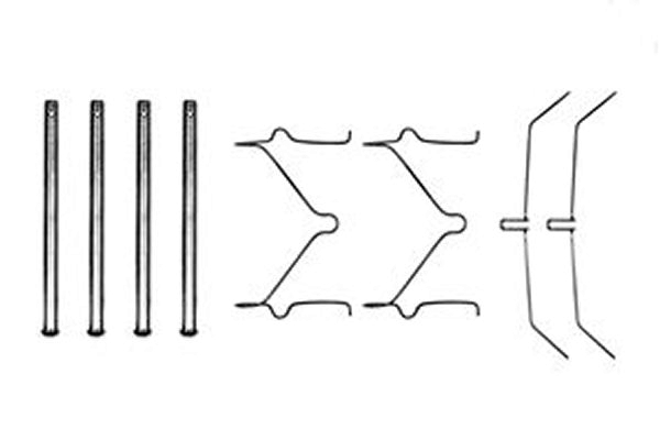 Accessory Kit, disc brake pad (Front axle)  Art. PFK208