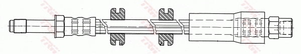 Brake Hose (Front axle)  Art. PHB446