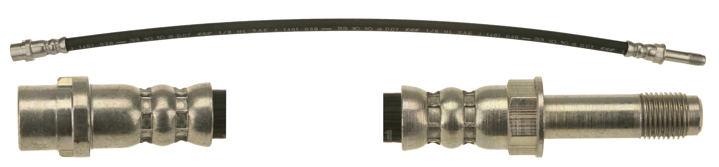 Brake Hose (Front axle, right, Front axle, left)  Art. PHB579