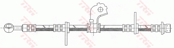 Brake Hose (Front axle, left)  Art. PHD317