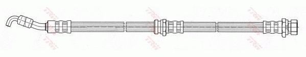 Brake Hose (Front axle)  Art. PHD468