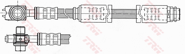 Brake Hose (Front axle)  Art. PHD946