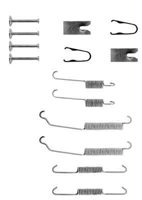 Accessory Kit, brake shoes (Rear axle)  Art. SFK307