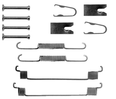 Accessory Kit, brake shoes (Rear axle)  Art. SFK323