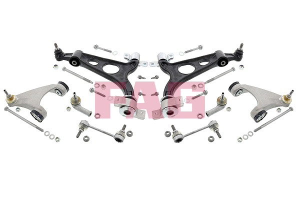 Control/Trailing Arm Kit, wheel suspension (Left, Front axle, lower)  Art. 823001930