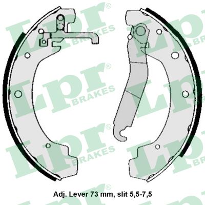 Brake Shoe Set (Rear axle)  Art. 04570