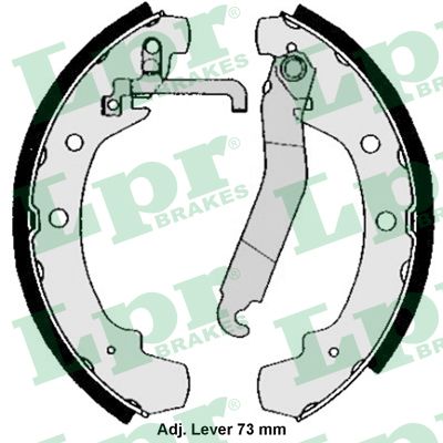 Brake Shoe Set (Rear axle)  Art. 05000