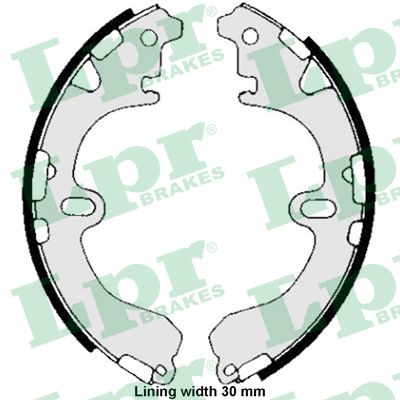 Brake Shoe Set (Rear axle)  Art. 05810