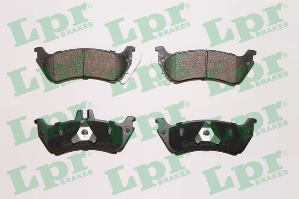 Brake Pad Set, disc brake (Rear axle)  Art. 05P1000