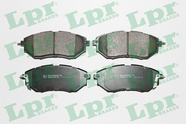 Brake Pad Set, disc brake (Front axle)  Art. 05P1402