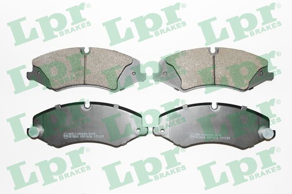 Brake Pad Set, disc brake (Front axle)  Art. 05P1616