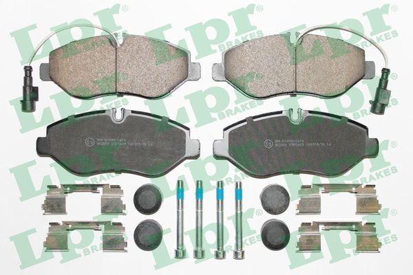 Brake Pad Set, disc brake (Front axle)  Art. 05P1669