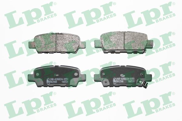 Brake Pad Set, disc brake (Rear axle)  Art. 05P1862