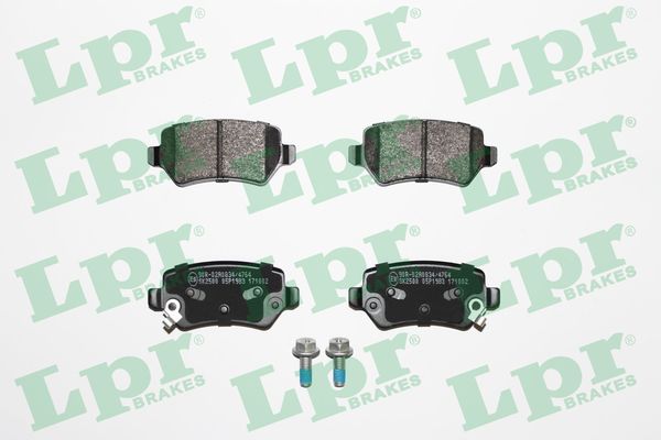 Brake Pad Set, disc brake (Rear axle)  Art. 05P1983