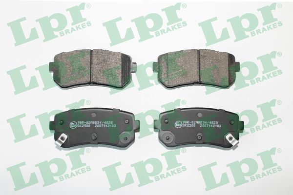 Brake Pad Set, disc brake (Rear axle)  Art. 05P2103