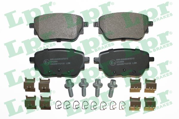 Brake Pad Set, disc brake (Rear axle)  Art. 05P2132K