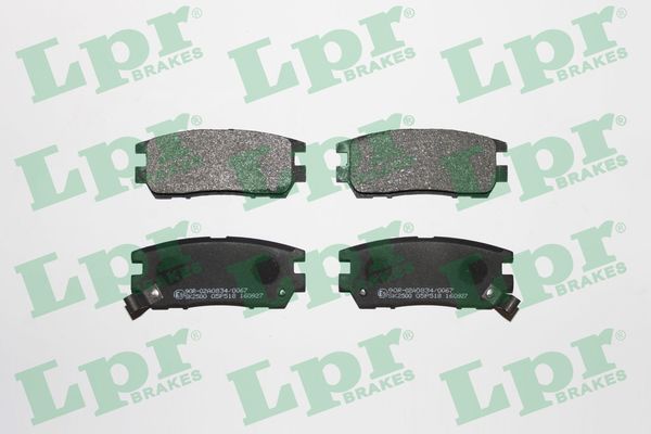 Brake Pad Set, disc brake (Rear axle)  Art. 05P518