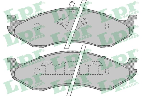 Brake Pad Set, disc brake (Front axle)  Art. 05P896