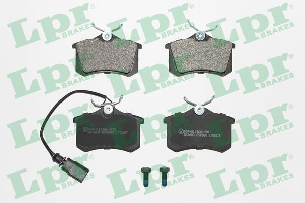 Brake Pad Set, disc brake (Rear axle)  Art. 05P980