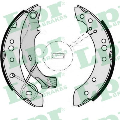 Brake Shoe Set (Rear axle)  Art. 08150