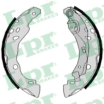 Brake Shoe Set (Rear axle)  Art. 08630