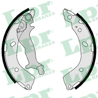 Brake Shoe Set (Rear axle)  Art. 08760