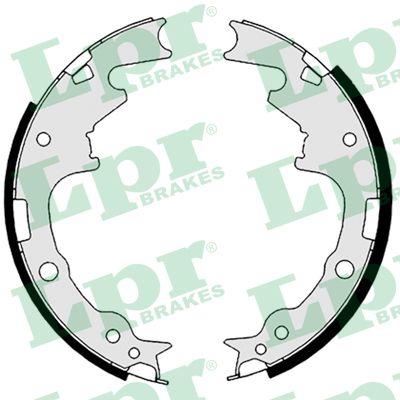 Brake Shoe Set (Rear axle)  Art. 08790