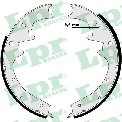 Brake Shoe Set (Rear axle)  Art. 08990