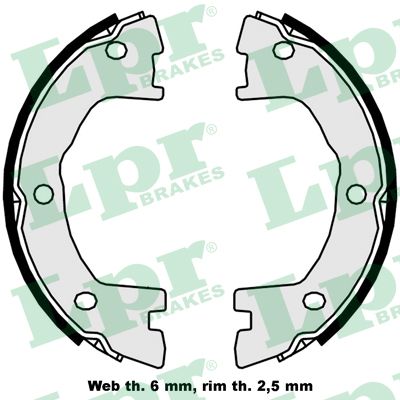 Brake Shoe Set, parking brake  Art. 09250