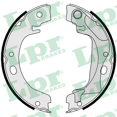 Brake Shoe Set, parking brake  Art. 09760