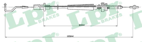 Accelerator Cable (in the fuel tank)  Art. C0003A