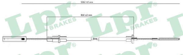 Cable Pull, clutch control (Double cloth)  Art. C0256C