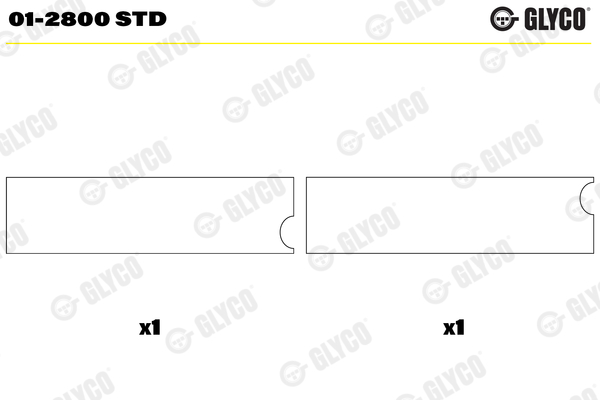 Rotating rod bearing  Art. 012800STD