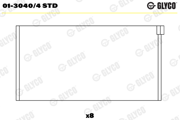 Connecting Rod Bearing  Art. 0130404STD