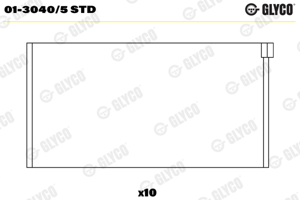 Connecting Rod Bearing  Art. 0130405STD