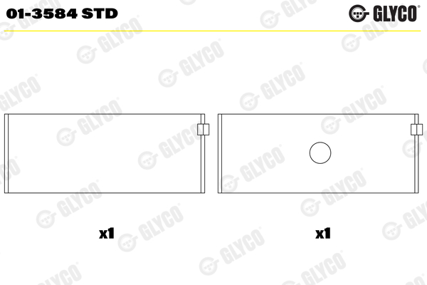 Connecting Rod Bearing  Art. 013584STD