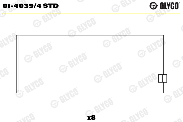 Connecting Rod Bearing  Art. 0140394STD