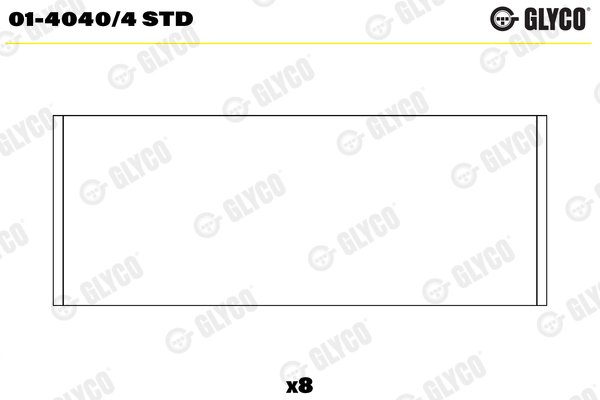 Connecting Rod Bearing  Art. 0140404STD