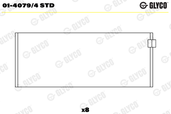 Connecting Rod Bearing  Art. 0140794STD