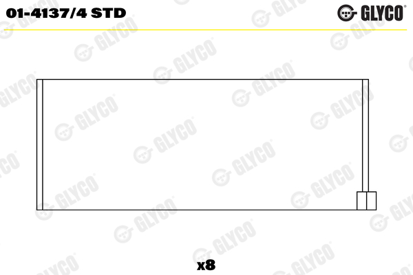 Connecting Rod Bearing  Art. 0141374STD