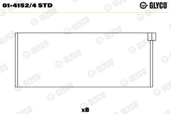 Connecting Rod Bearing  Art. 0141524STD