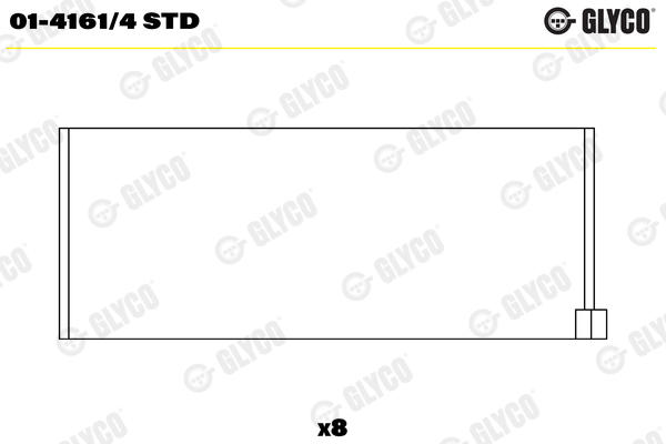 Connecting Rod Bearing  Art. 0141614STD