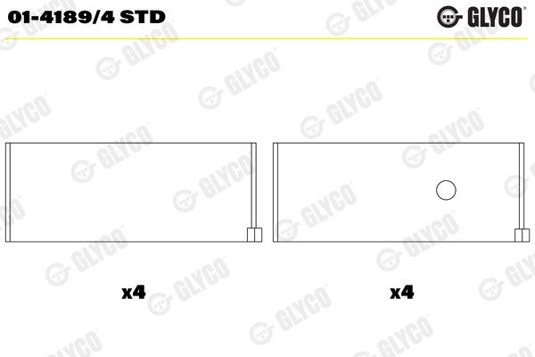 Connecting Rod Bearing  Art. 0141894STD