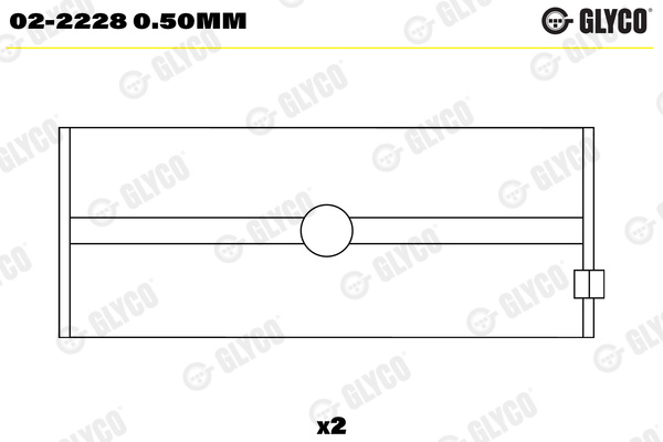 Frame bearing (0.500)  Art. 022228050MM