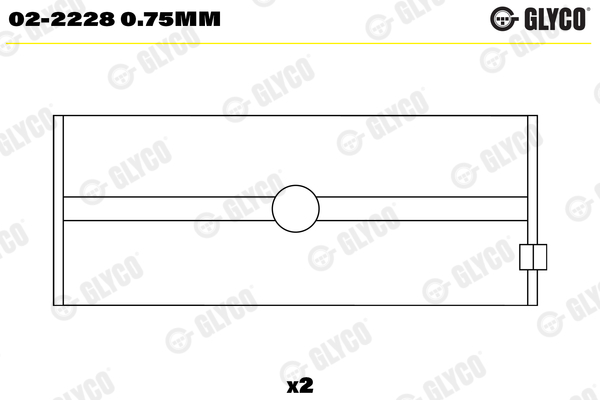 Frame bearing (0.750)  Art. 022228075MM