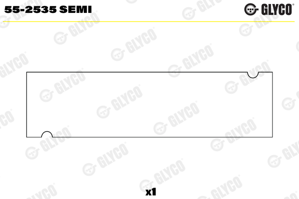 Small End Bushes, connecting rod (Half)  Art. 552535SEMI