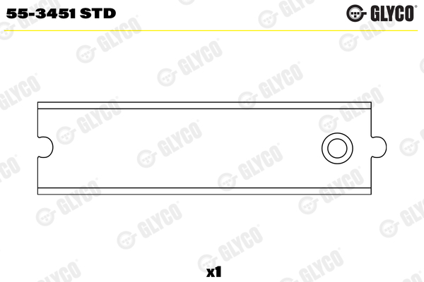 Small End Bushes, connecting rod  (55-3451)  Art. 553451STD