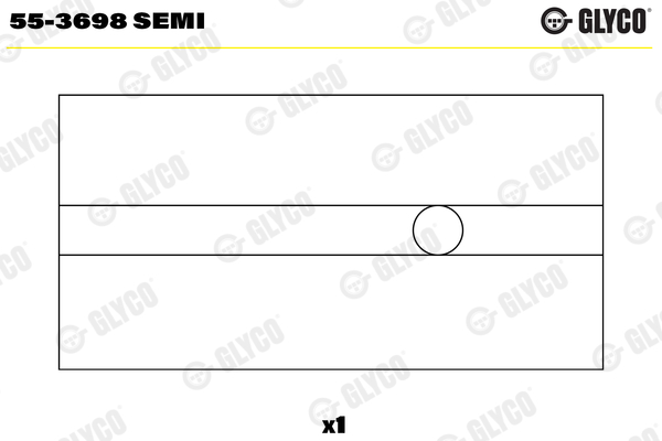 Small End Bushes, connecting rod (Half)  Art. 553698SEMI